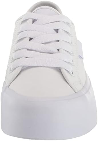 DC Women's Manual Platform Low Shoe Skate, White/White, 5 | Image 1
