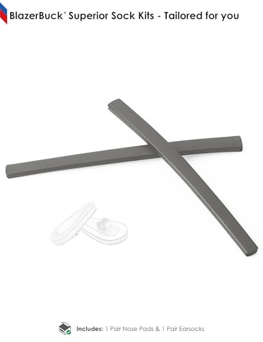 Image of BLAZERBUCK Replacement Earsocks & Nose Pieces for Oakley Tincup Glasses OX3184 OX5099