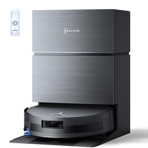 ECOVACS DEEBOT X11 Pro OMNI Robot Aspirapolvere Stazione Pulizia con Accessorie, Aspirazione 19500Pa, OZMO ROLLER 2.0, TruEdge 3.0, Ascensione massima di 4 cm, ZeroTangle 3.0, Tecnologia PowerBoost