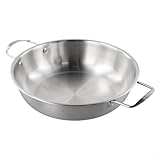 Olla esencial de acero inoxidable de 24 cm para cocinar, perfecta para sopas y fideos en cualquier cocina