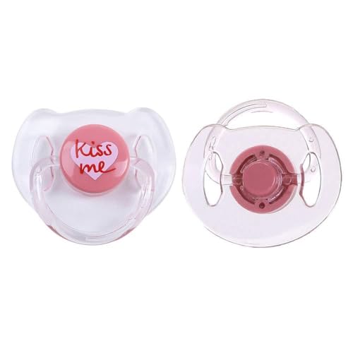 Dioche Sucettes Magnétiques pour Poupée Reborn, 4 Pièces, Accessoires de Poupée Réalistes, Tétines Magnétiques, Fournitures Factices pour Artistes...