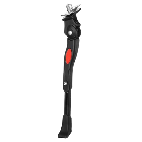 Béquille arrière de vélo réglable en aluminium noir pour VTT VTC 24 26 28 pouces