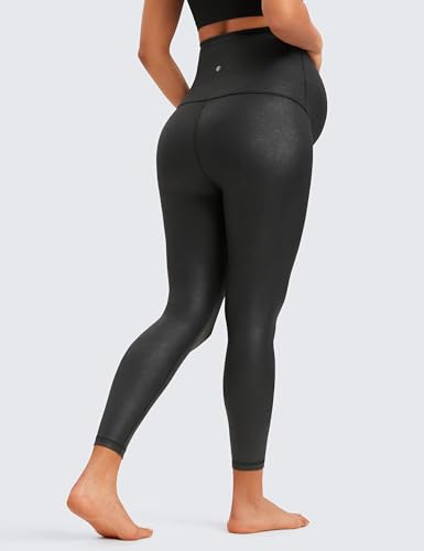 Image of CRZ YOGA Maternity Leggings 25 inch | Butterluxe, Extremely Soft, Gentle Compression, Yoga, Super High Rise, U-shaped Belly, Pregnancy and Postpartum