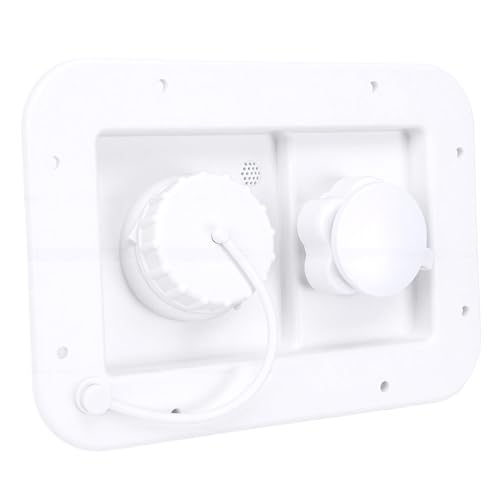 Plato de llenado de agua con válvula de retención integrada para remolque RV