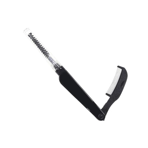 HINAYOSAN Limpiador de peine de línea de pesca, cepillo de pesca con mosca, almacenamiento eficiente, señuelos para hacer accesorios, peine plegable y raspadores para pescadores