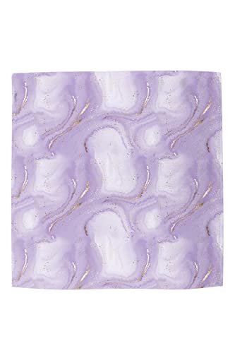 Image of BLACKSMITH Jacquard Microfiber Neckwear Ascot and Matching Pocket Square Set for Men