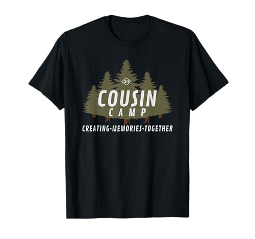 2026 Cousin Camp Matching Family Camping Woods Art T-Shirt