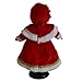 Simhoa 12 inch Elegant Porcelain Doll in Red Dress, Victorian Display Figure, Beautiful Ceramic Standing Doll for Home Decor, Christmas Birthday Gifts for Kids Women