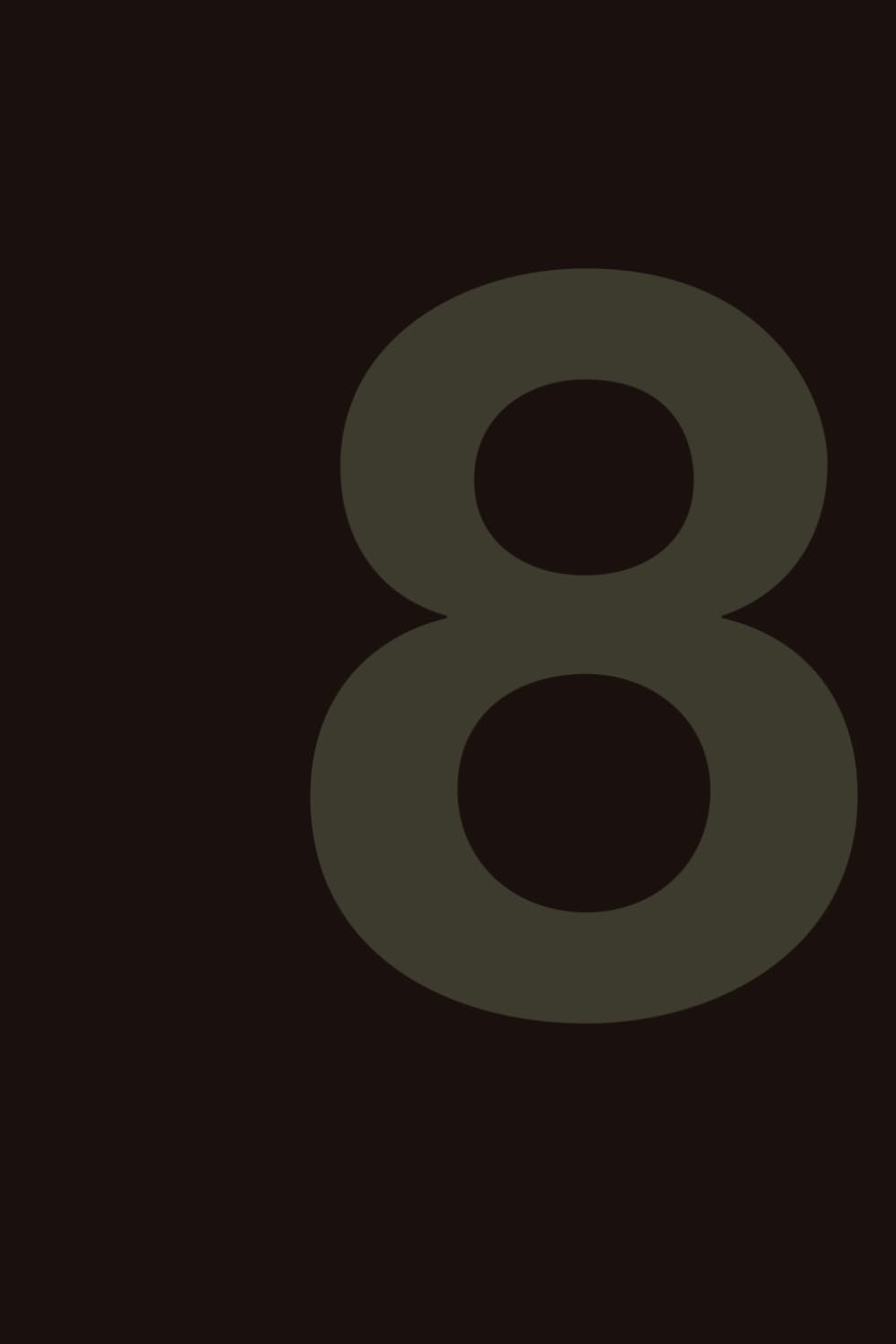 Notebook dotted: Number 8