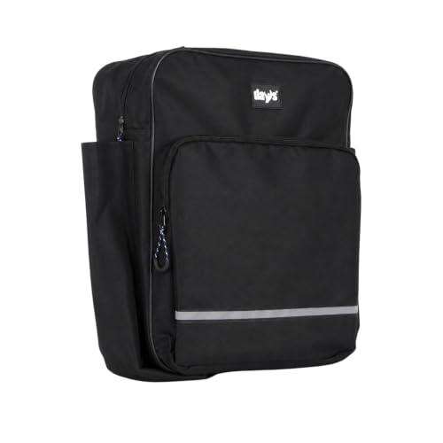 Days Scooter Crutch Bag Waterproof Storage Bag with Stick Pockets Black
