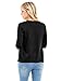 Design by Olivia Women's Classic Button Down Long Sleeve V-Neck Soft Knit Sweater Cardigan Black L