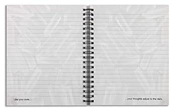 Spiral-bound Dark Thoughts Journal, Postcard and Wall Art - 90-Day Journal With Beautiful Covers That Convert to Postcards and Wall Art Book