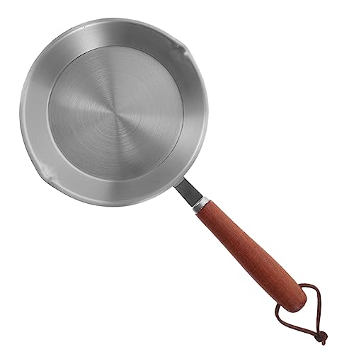 CLISPEED Sartén Inoxidable Antiadherente Sartén para Huevos Diseño Ergonómico y Antiescaldante para Cocinas de Inducción y Uso Doméstico