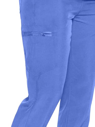 Image of COZYFIT Womens Scrub Pants - Soft Stretch Yoga Style with 5 Pockets, Slim Fit Jogger Scrubs Pants for Women