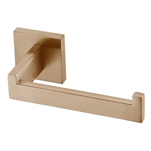 Image of KOKOSIRI Toilet Paper Holders Wall Mounted Toilet Roll Holder for Bathrooms Hardware Washroom, Champagne Bronze Stainless Steel B2003CPG