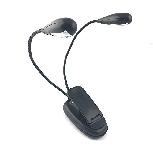 Preisvergleich Produktbild Maynard Notenständer für Laptop, LED-Leselampe, 2 Arme, inkl. USB-Kabel