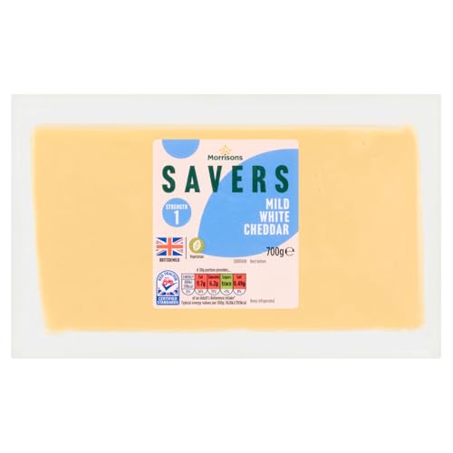 Morrisons Savers Mild White Cheddar 700g
