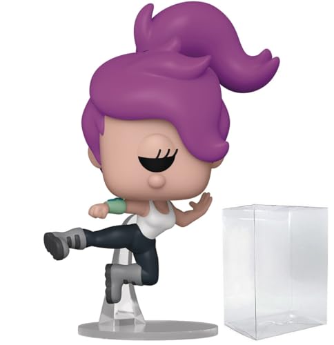 POP TV: Futurama - Turanga Leela Funko Vinyl Figure (Bundled with Compatible Box Protector Case), Multicolor, 3.75 inches