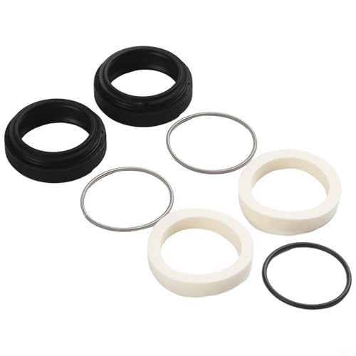 Fork Dust Seal Set, Front Fork Shock Oil Seal And Dust Seal Set For ROCKSHOX/MANITOU/SR for SUNTOUR, Spring Coil(34x44mm)
