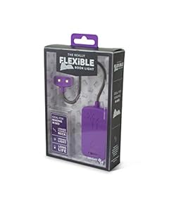If 'The Really Flexible Book Light' 39803 - Lila Buchlampe
