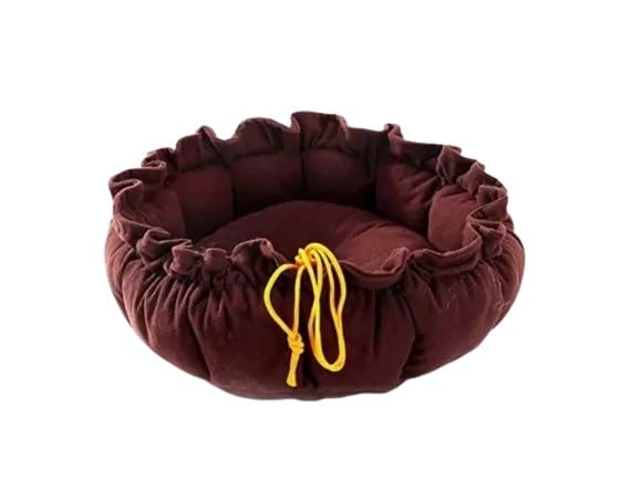 Cutepups Round Dog Bed,Round Dog Bed,Medium Dog Bed,(Medium Size and Brown) (B0CQTSZ3MQ) Amazon Price History, Amazon Price Tracker