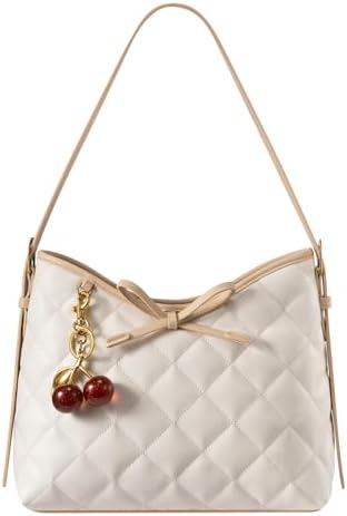 LOVEVOOK Purses for Women Soft Leather Hobo Handbags Quilted Crossbody Bag Designer Carteras Para Mujer Bucket Purse