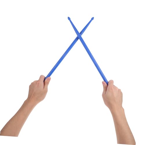 Baquetas de nylon para percusión, antideslizantes, livianas y compactas para marimbas, tambores de lengüeta y xilófonos, color azul miniatura 7