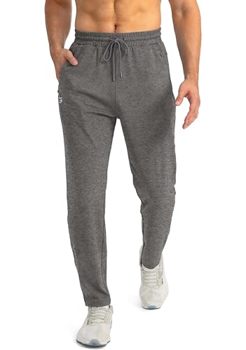 Image of G Gradual Men's Sweatpants with Zipper Pockets Tapered Joggers for Men Athletic Pants for Workout, Jogging, Running