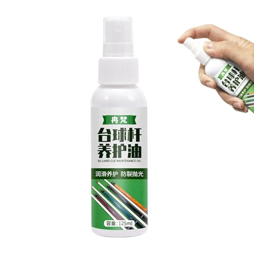 Pool Cue Shaft Conditioner,125ml Shaft Cleaner and Burnisher Cue Cleaning | Wooden Shaft Maintenance, Anti Cracking Cue Shaft Polish Oil for Billiards