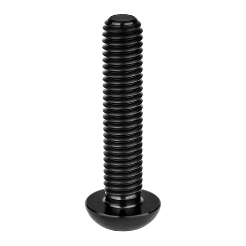 Image of Titanium Bolt M4x6 8 10 12 15 20mm Hex Head Screws for Bicycle Pack of 4 (Black, M4x20mm)
