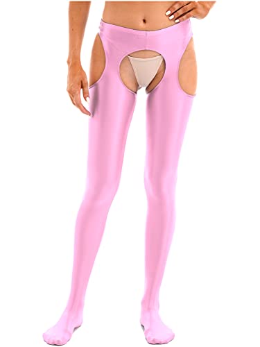 Image of CHICTRY Women's Tights Control Top Pantyhose Toe Garter Belt Hollow Out Stockings Panties