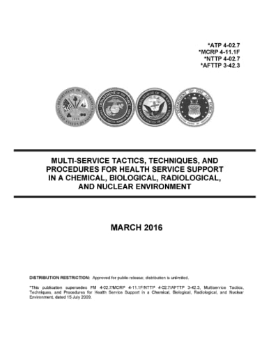 ATP 4-02.7 MULTI-SERVICE TACTICS, TECHNIQUES, AND PROCEDURES FOR HEALTH SERVICE SUPPORT IN A CHEMICAL, BIOLOGICAL, RADIOLOGICAL, AND NUCLEAR ENVIRONMENT