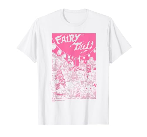 Fairy Tail Main Characters At A Summer Festival Poster T-Shirt