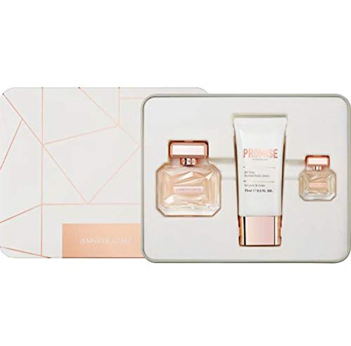 Jennifer Lopez Promise Gift Set! Includes Eau de Parfum, Mini Eau de Parfum And Body Lotion Gift Set! Floral Woody Musk Fragrance for Women! Jennifer Lopez Inspired Ladies Perfume And Lotion!