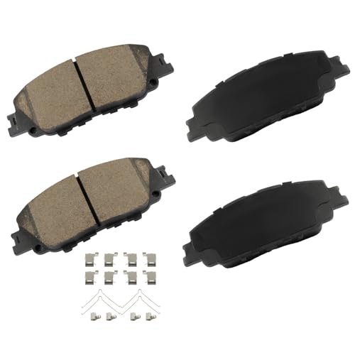 Image of cciyu D2176 Front Ceramic Disc Brake Pads Kit For Toyota For Corolla 2019-2023,For Toyota For Prius 2023,For Toyota For Prius Prime 2020-2022