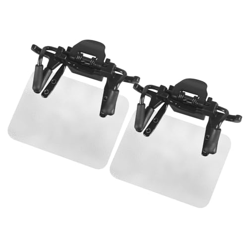 DONGKER Clip oclusor para gafas de tiro, 2 piezas de ángulo ajustable de 180° para gafas de tiro para entrenamiento deportivo