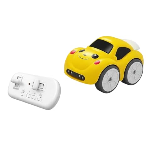 Image of Remote Control Cartoon Racing Car Toy for Kids | 2.4GHz RC Car with Easy Handheld Remote | Forward, Reverse, Left & Right | Educational Toy for Boys & Girls Age 3+ Years | Multi Colour