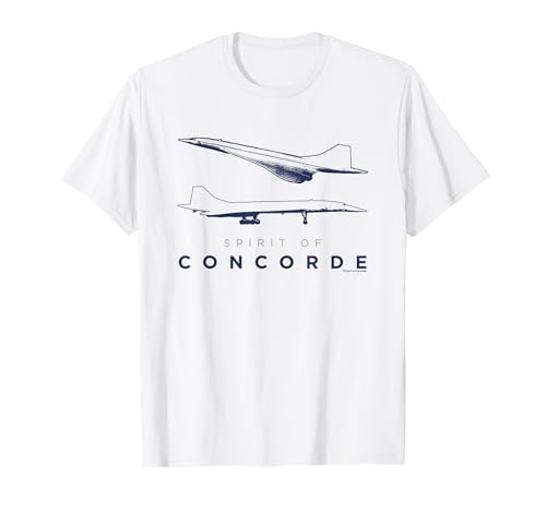 Photo de Spirit Of Concorde Supersonic Avion de ligne T-Shirt
