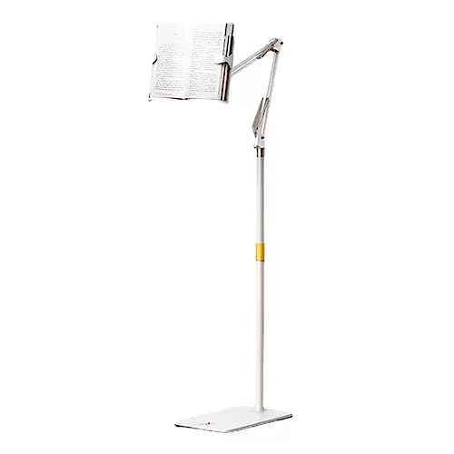 Soporte para libros ajustable con brazo en voladizo para leer con manos libres en el suelo