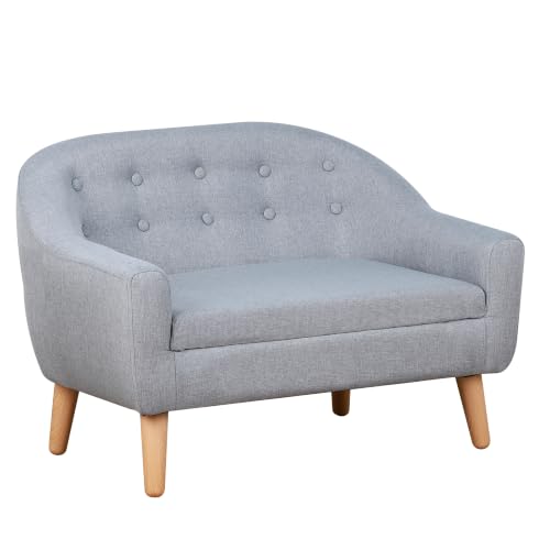 Qaba 2-Seat Kids Sofa Children's Couch Ages 3-7 11' High...