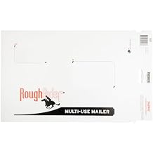 RoughRider Rigid Mailer, Heavy Duty Fiber Board Envelopes for Maximum Protection, 25 Pack 9" X 11.5"