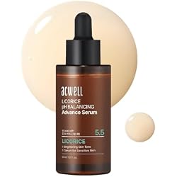 ACWELL Licorice pH Balancing Advanced Facial Serum Ampoule – Dark Spot & Uneven Tone Care with Niacinamide, Lightweight Hydrating Daily Serum for Glass-Skin Glow, 1.01 fl. oz