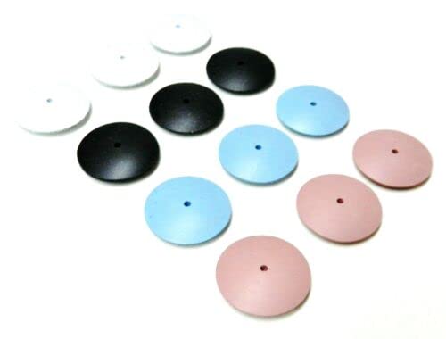 Silicone Polishing Wheel Knife Edge Wheel Assortment 14 Piece Polishers Germany by JTS