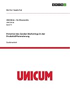 Potential des Gender-Marketings in der Produktdifferenzierung 3656904731 Book Cover