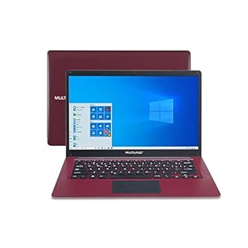 Notebook Legacy C 14 Pol 2GB 32GB Atom Win Vermelho - PC132, Multilaser