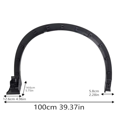 Guardabarros Mazda CX-5 2017-2021 con protector contra salpicaduras de plástico ABS 4