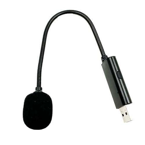 Microphone USB omnidirectionnel avec commutateurs pour jeux et chat