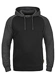 DETAILS & HIGHLIGHTS: Baseball-Look, Kapuze mit Tunnelzug und verstellbaren Kordeln (farblich abgesetzt), angenehm weiches Sweat-Material aus Baumwollmischung, Raglanärmel (farblich abgesetzt), Kängurutasche, Kunstleder-Logopatches am hinteren Abschlussbund sowie an seitlicher Naht, angeraute Innenseite, gerippte und elastische Ärmelbündchen sowie Saum, Melange Optik.