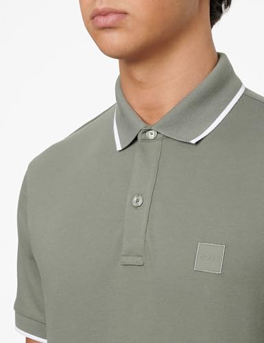Boss Polo pour Homme, Open Grey 076, M