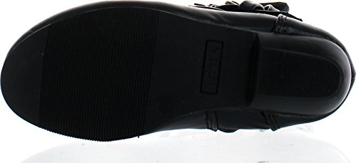 Link Tamika-42K Children Girl's Comfort Slouch Cozy Slip On Buckle Boots4